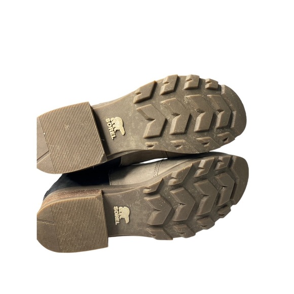 Sorel slip on tan and black boot size 7 - Picture 6 of 7